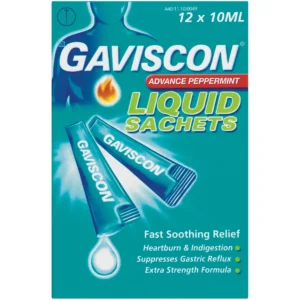 gaviscon advanced 10ml sachet (12s)