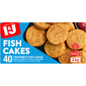 i&j fish cakes 2kg
